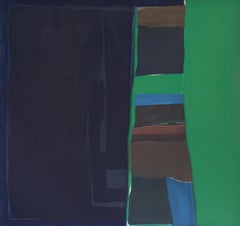 Blue and Green Abstract