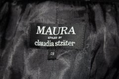Claudia Srater Manteau de laine noir