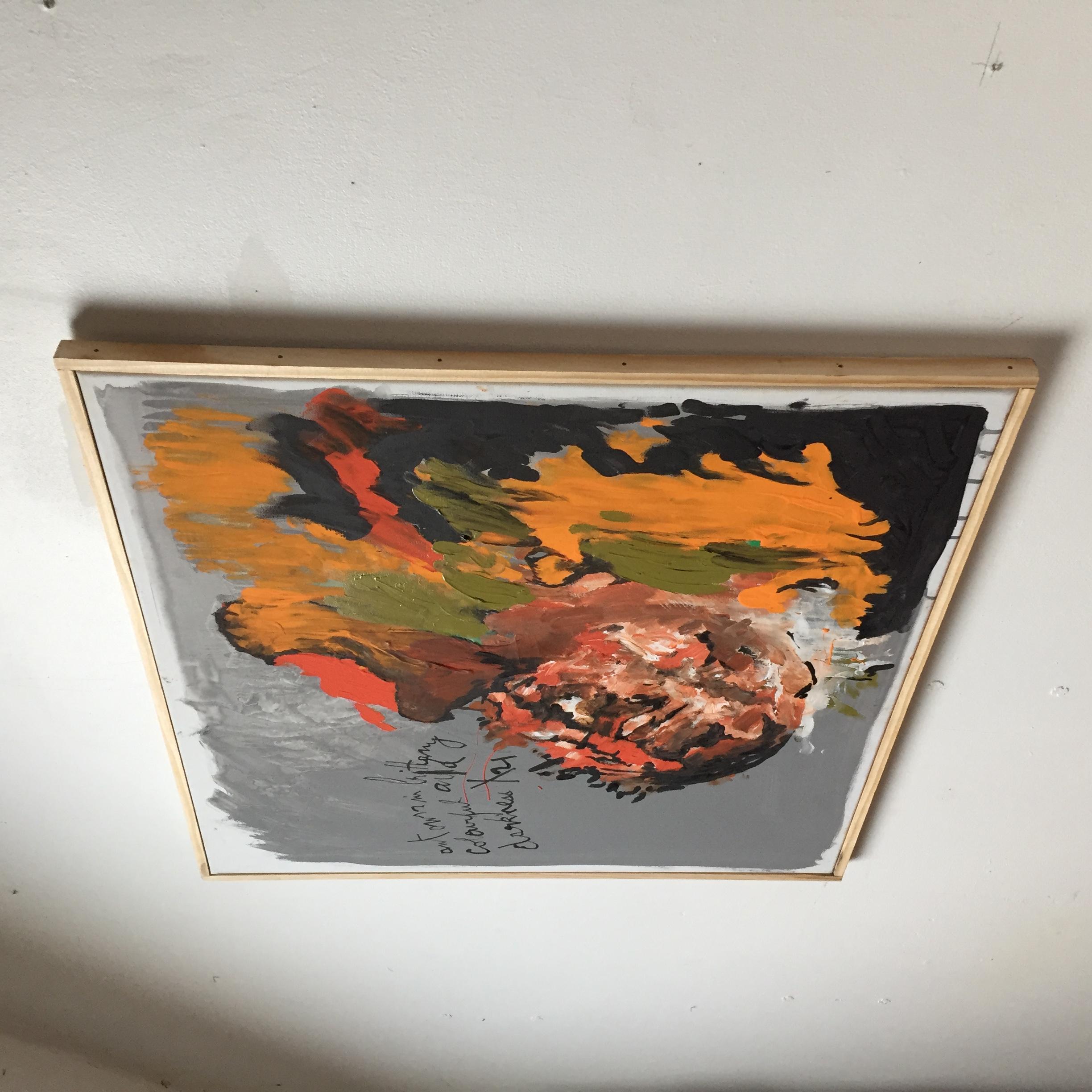 Zeitgenössische französische Kunst von Claudie Baran - Automn in der Bretagne im Angebot 3