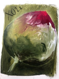 French Contemporary Art by Claudie Baran - Falling in my garden