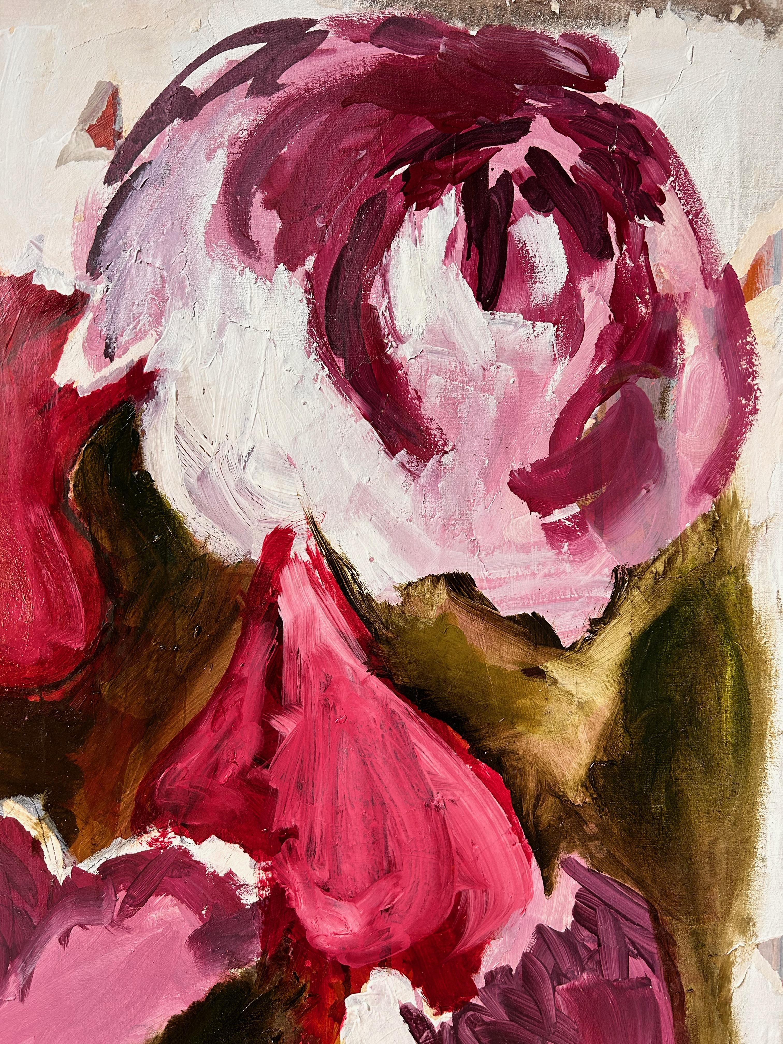 Arte contemporanea francese di Claudie Baran - Fiori infestanti in vendita 6