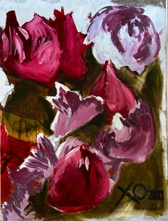 French Contemporary Art by Claudie Baran - Haunting Flowers