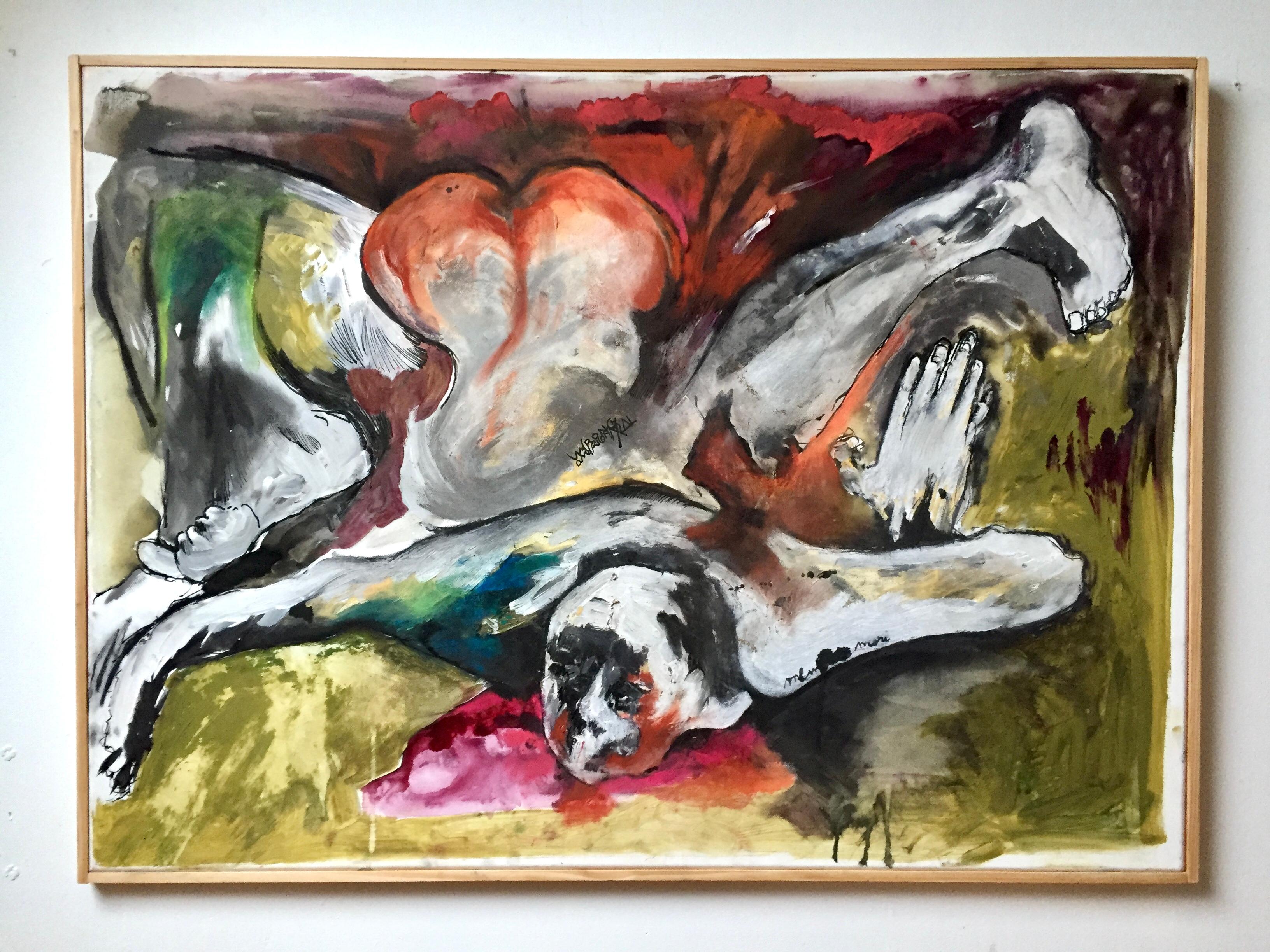 Arte contemporanea francese di Claudie Baran - Memento Mori, Sbagliato e Giusto in vendita 1