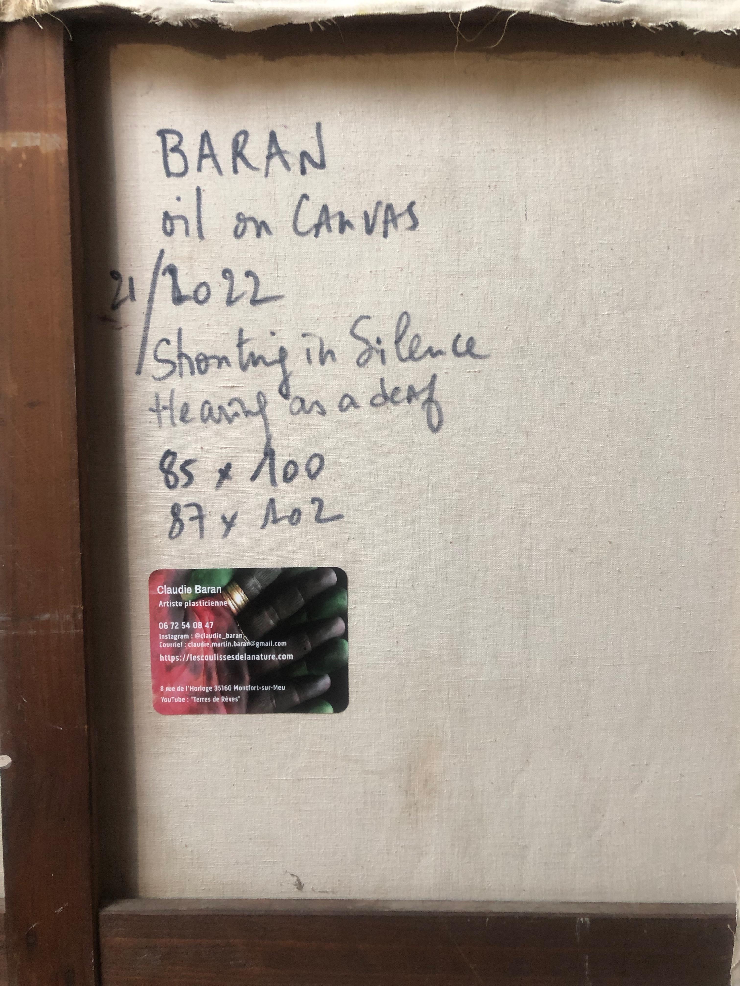 Zeitgenössische Kunst von Claudie Baran -  Rufen in der Stille Hören als Gehörlose im Angebot 4