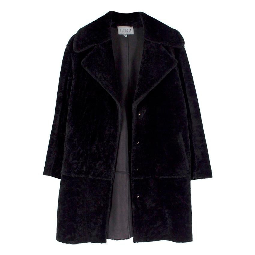 claudie pierlot shearling coat