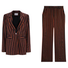 Traje de chaqueta y pantalón a rayas Claudie Pierlot