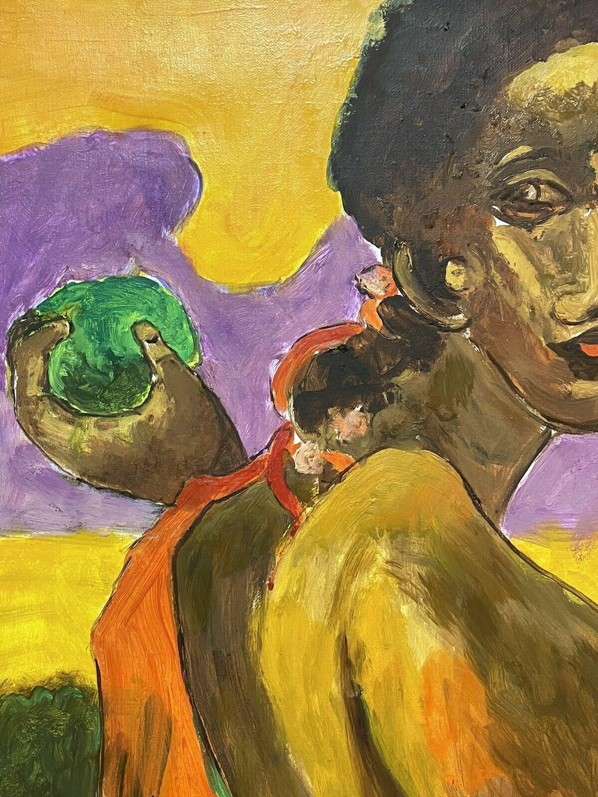 Artista/ Scuola: Claudine Riboulet (francese 1924-2013), firmato

Titolo: Ritratto di donna

Medium: pittura a olio su tela, senza cornice, firmata.

Dimensioni:      dipinto: 24 x 19,75 pollici

Provenienza: proprietà dell'artista,