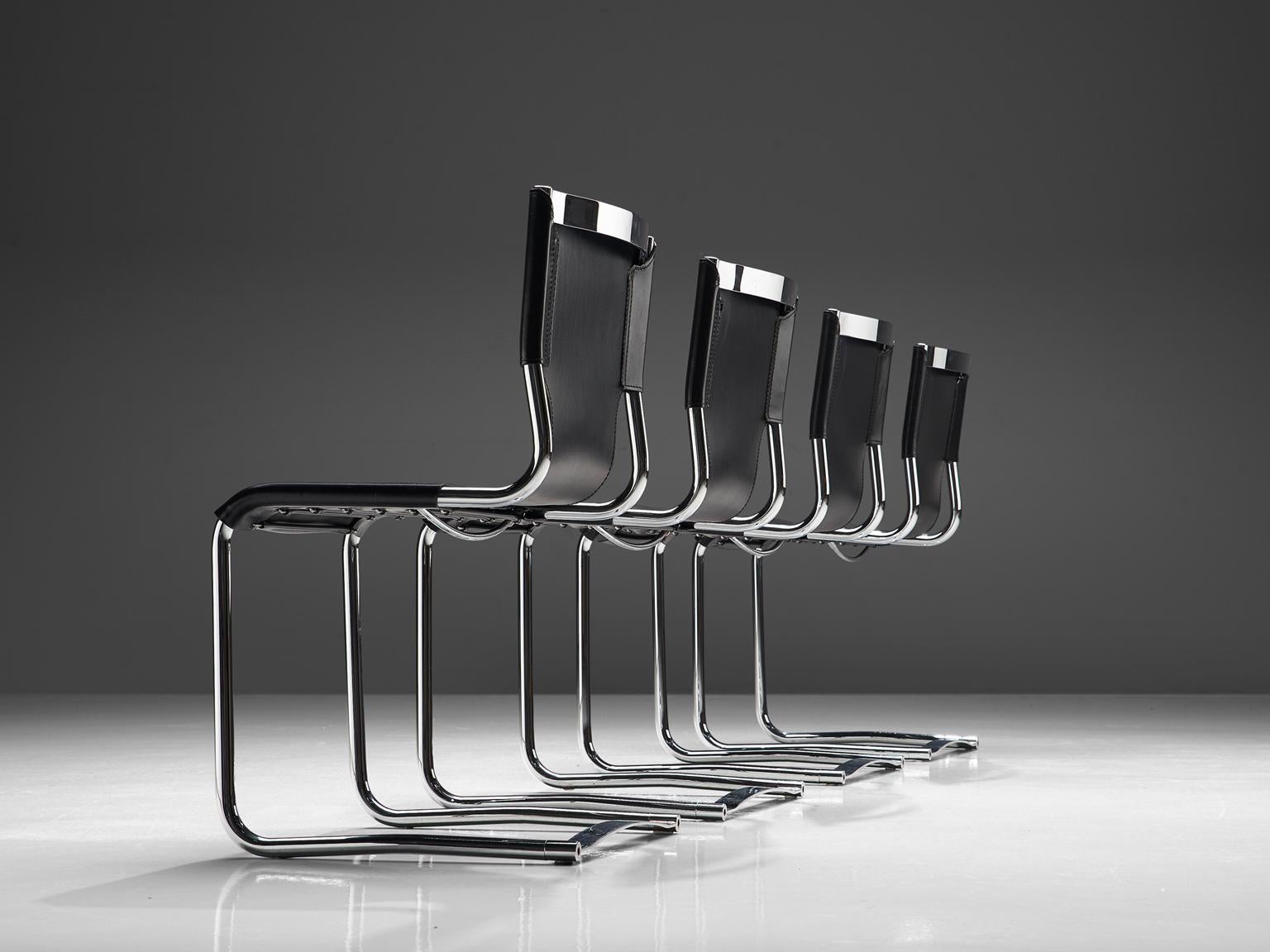 Mid-Century Modern Claudio Bartoli Set of Dining Chairs