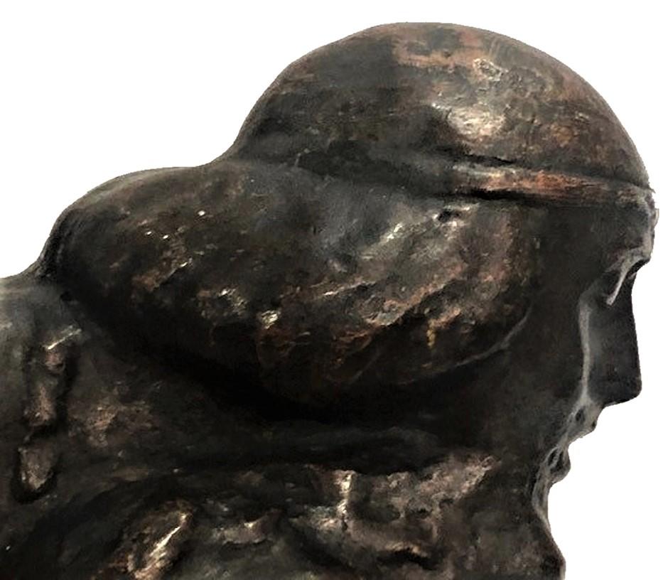 Claudio Botta, „Salome“, Skulptur aus patinierter Bronze, ca. 1923 (Art déco) im Angebot