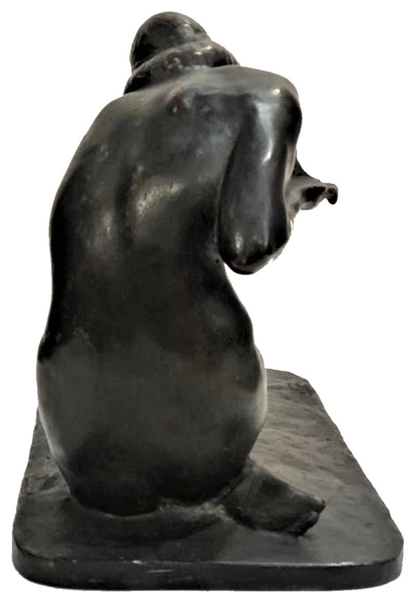 Claudio Botta, „Salome“, Skulptur aus patinierter Bronze, ca. 1923 im Angebot 2
