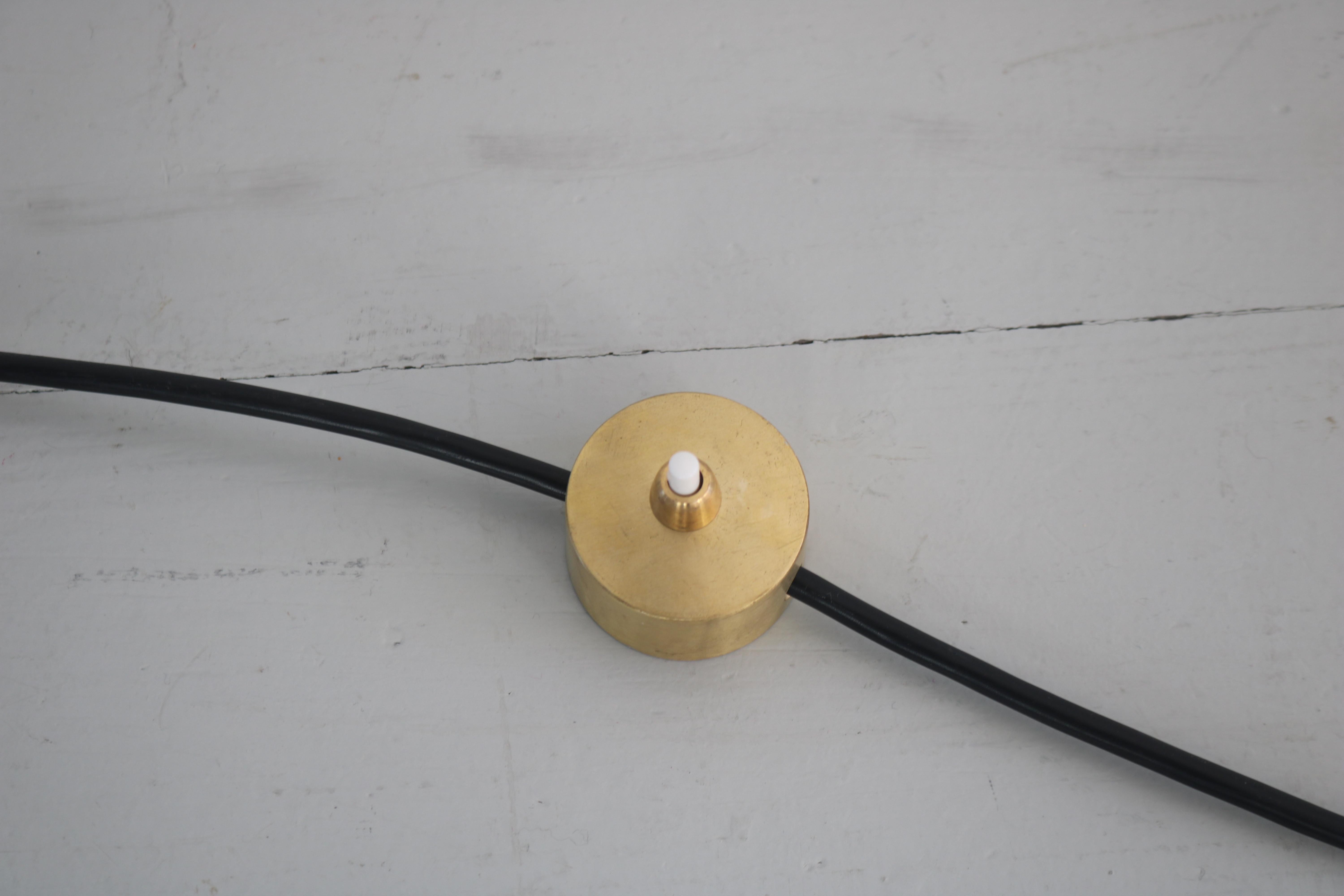 Handmade Brass Floor Lamp Model 