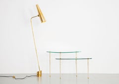 Handmade Brass Floor Lamp Model "Tozzo" designed by Claudio Brocchini
