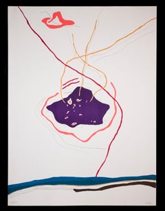 Vulcano - Litografia originale di Claudio Celli - 1970 ca,