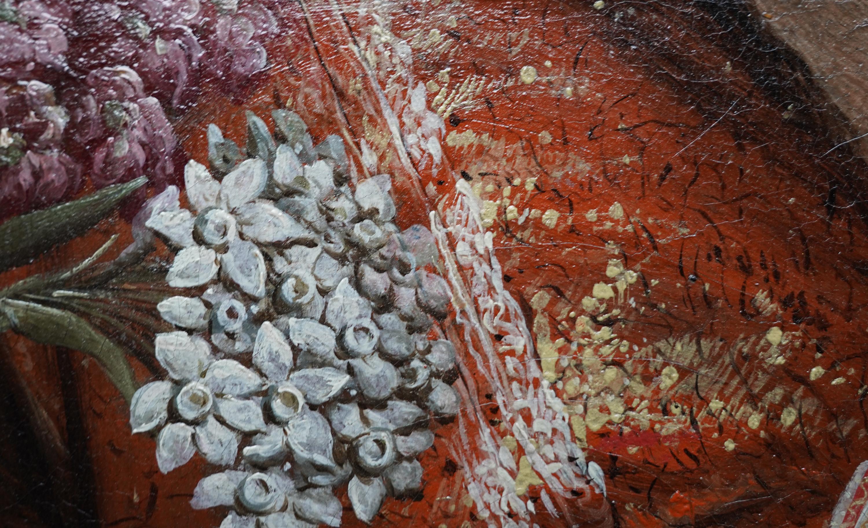 Ritratto di nobildonna spagnola - Dipinto a olio d'arte antica del 17° secolo in vendita 9