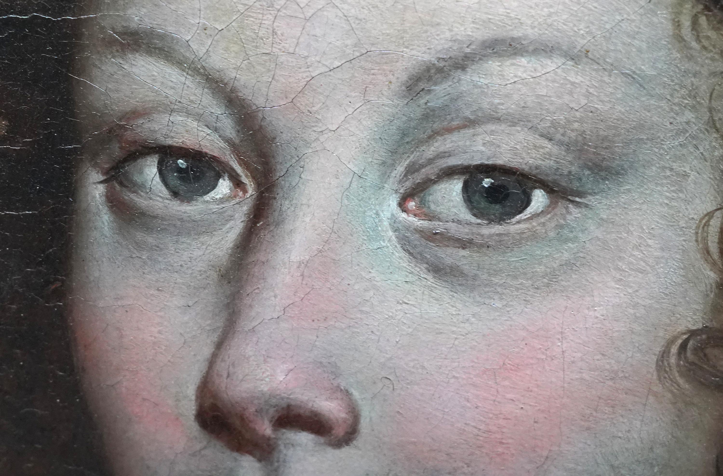 Ritratto di nobildonna spagnola - Dipinto a olio d'arte antica del 17° secolo in vendita 2