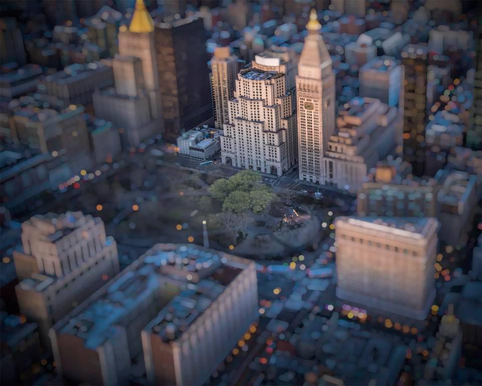 Landscape Photograph di Claudio Edinger - Machina Mundi New York, Madison Square Park
