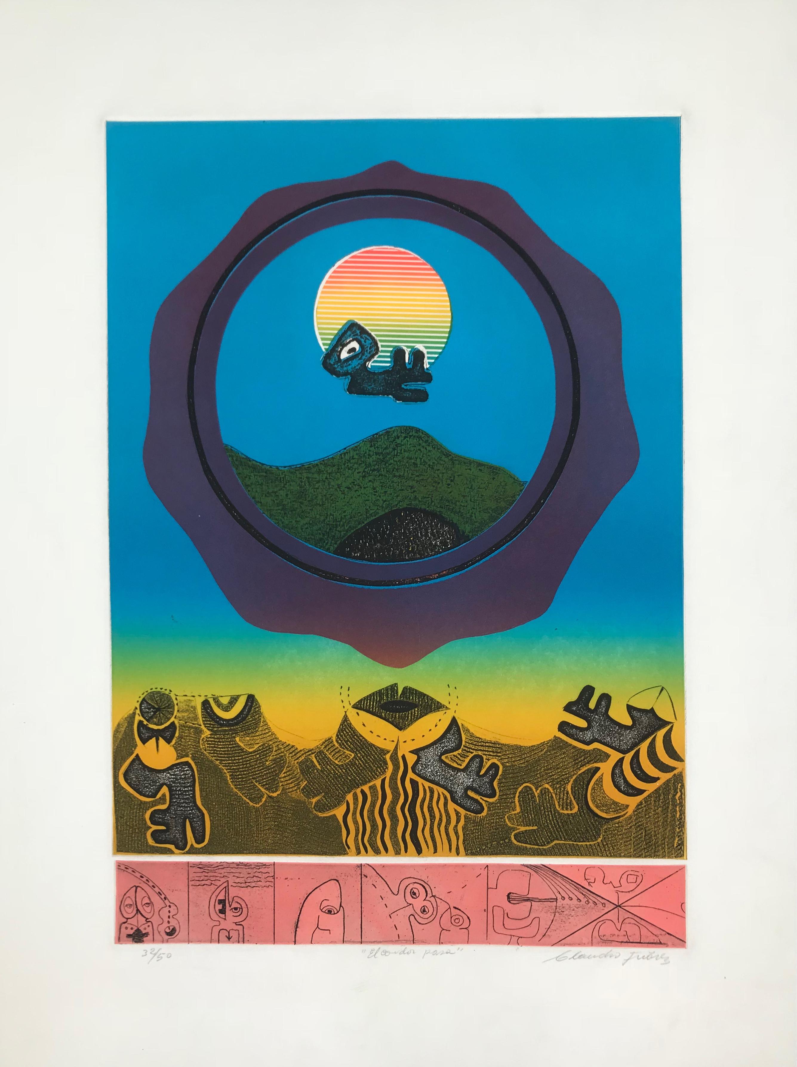 Claudio Juarez Abstract Print - El Condor Pasa (Edition 32/50)