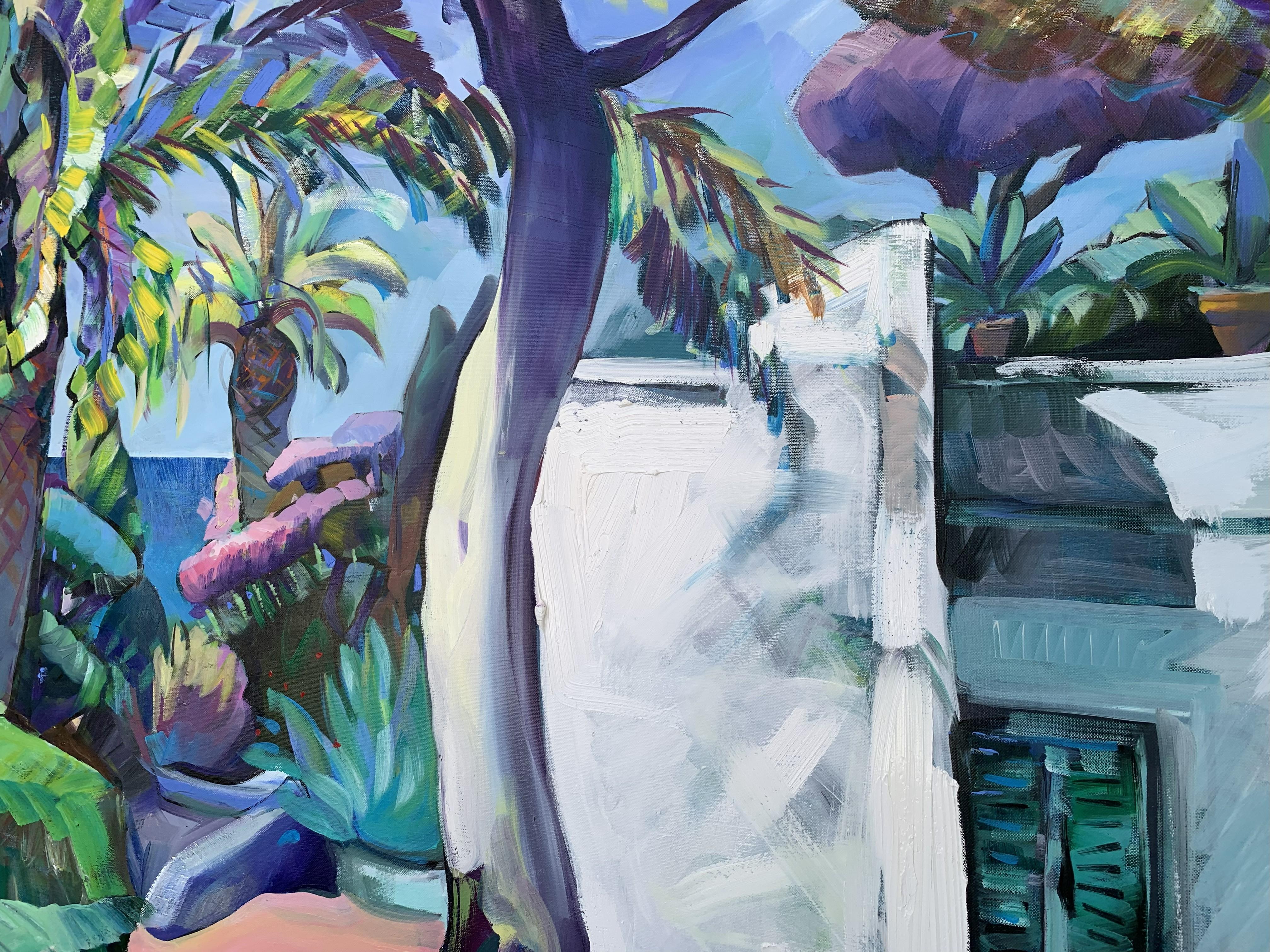 PARADISE Original Öl auf Leinwand Signiert und datiert vom Künstler – Painting von Claudio Malacarne