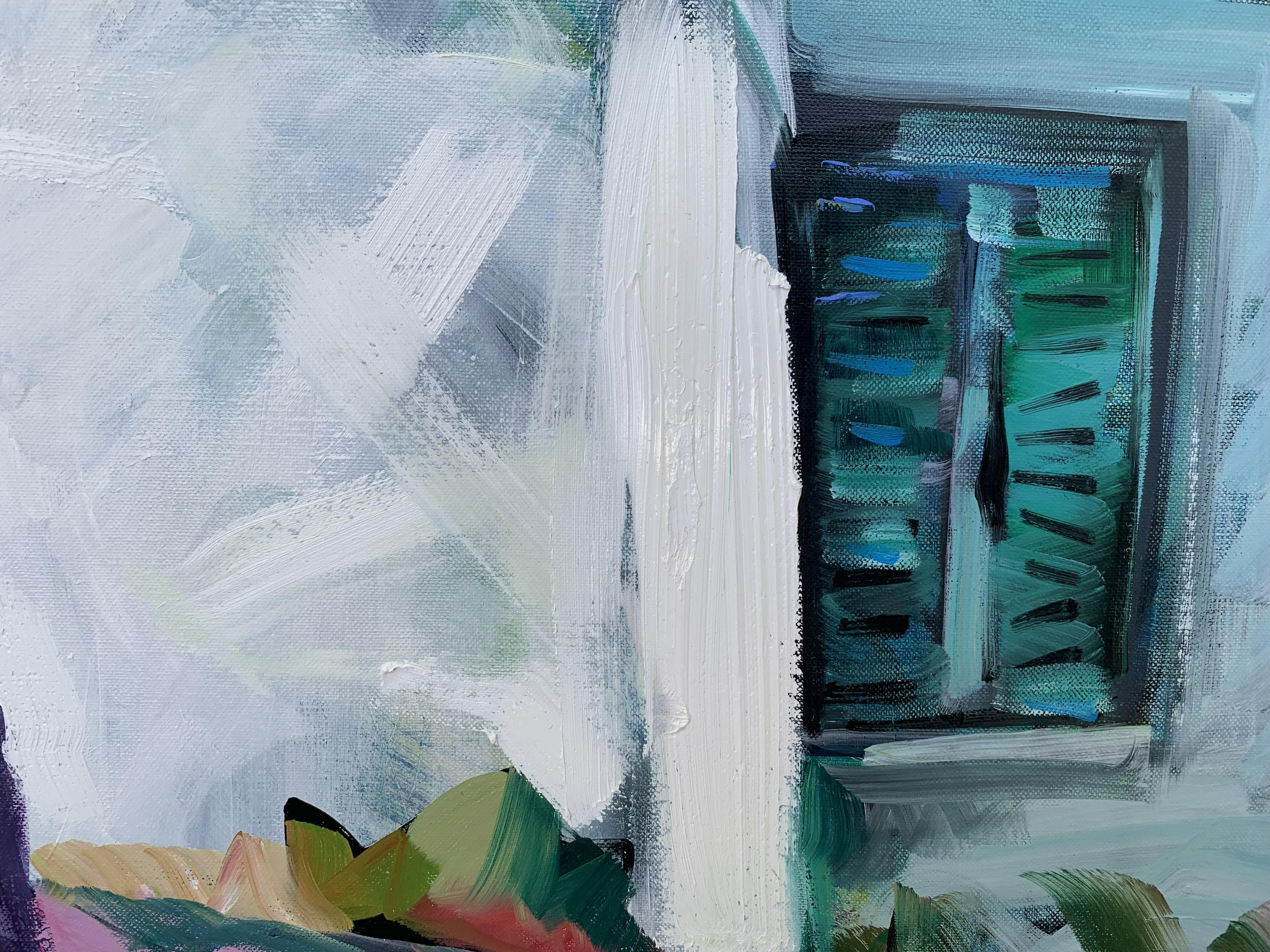 PARADISE Original Öl auf Leinwand Signiert und datiert vom Künstler im Angebot 2