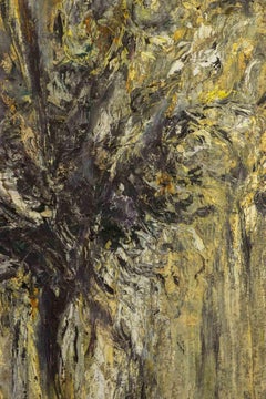 Cartoccio Viola - Huile sur toile de Claudio Palmieri - 1985