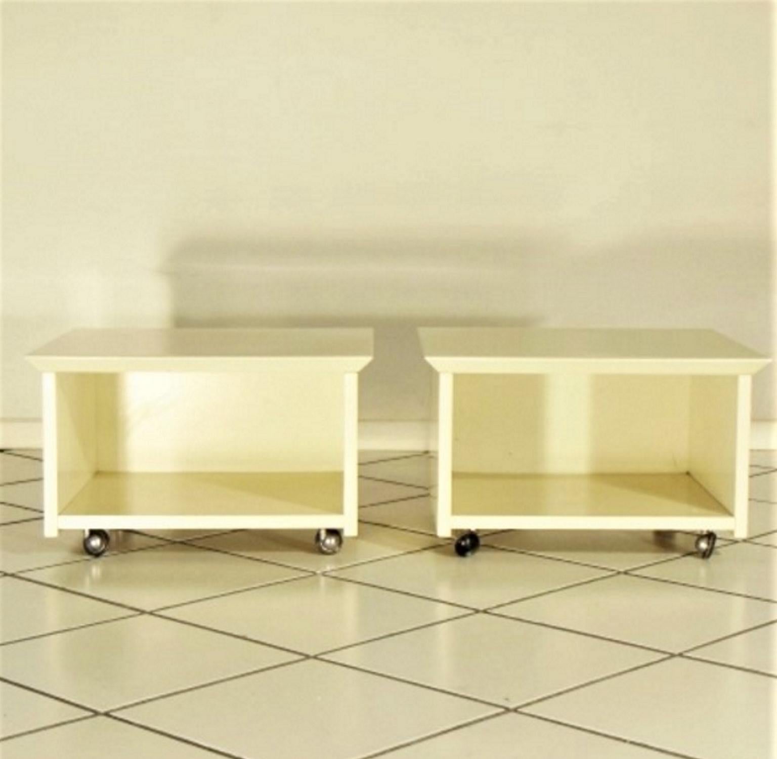 A set of two night tables by Claudio Salocchi named 