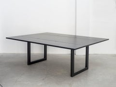 Claudio Salocchi Black Extendable SC-66 Dining or Conference Table for Sormani