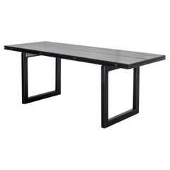 Claudio Salocchi Black Extendable SC-66 Dining or Conference Table for Sormani