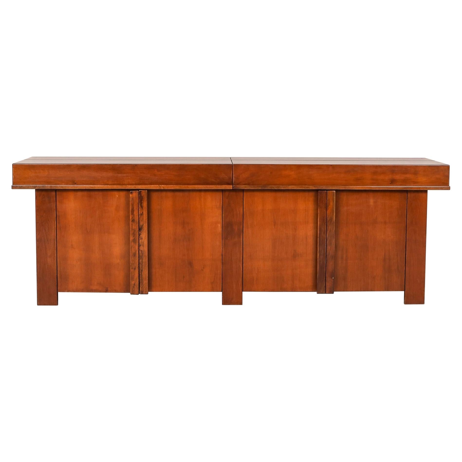 Giovanni Michelucci Style Credenza in Solid Elm