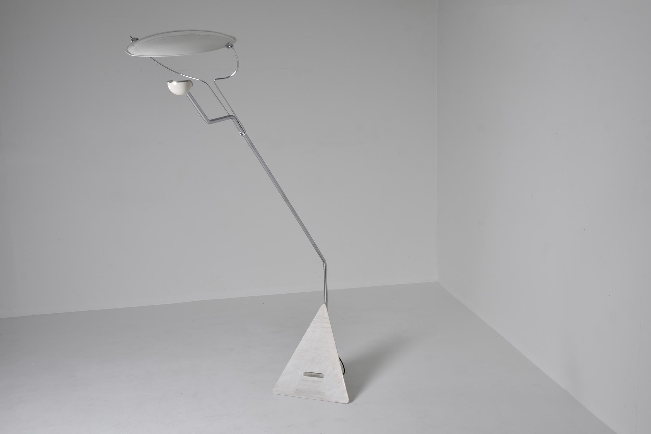 Post-Modern Claudio Salocchi Floor Lamp ‘Riflessione’ for Skipper, Italy, 1973