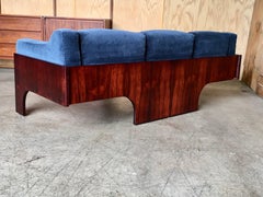 Claudio Salocchi for Sormani Rosewood Sofa