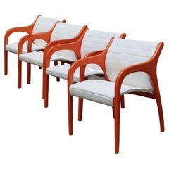 Claudio Salocchi for Sormani  Set of 4 "Vivalda" Chairs, Italy, 1960s