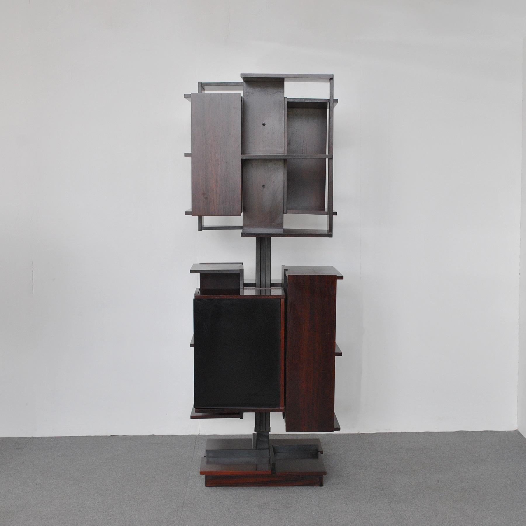 Mid-Century Modern Claudio Salocchi Italian Midcentury Bookcase for Sormani 60's
