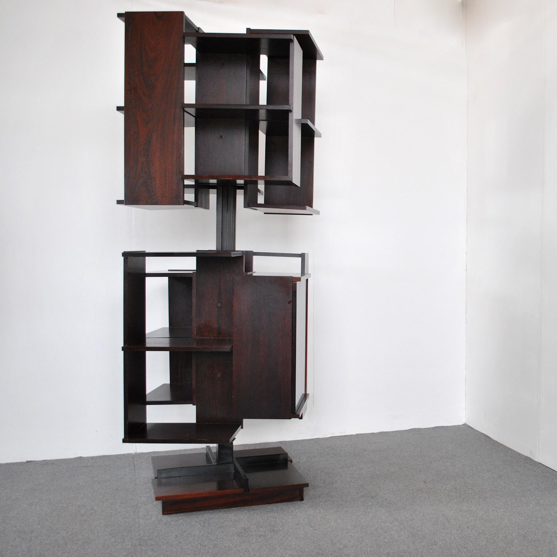 Claudio Salocchi Italian Midcentury Bookcase for Sormani 60's 2