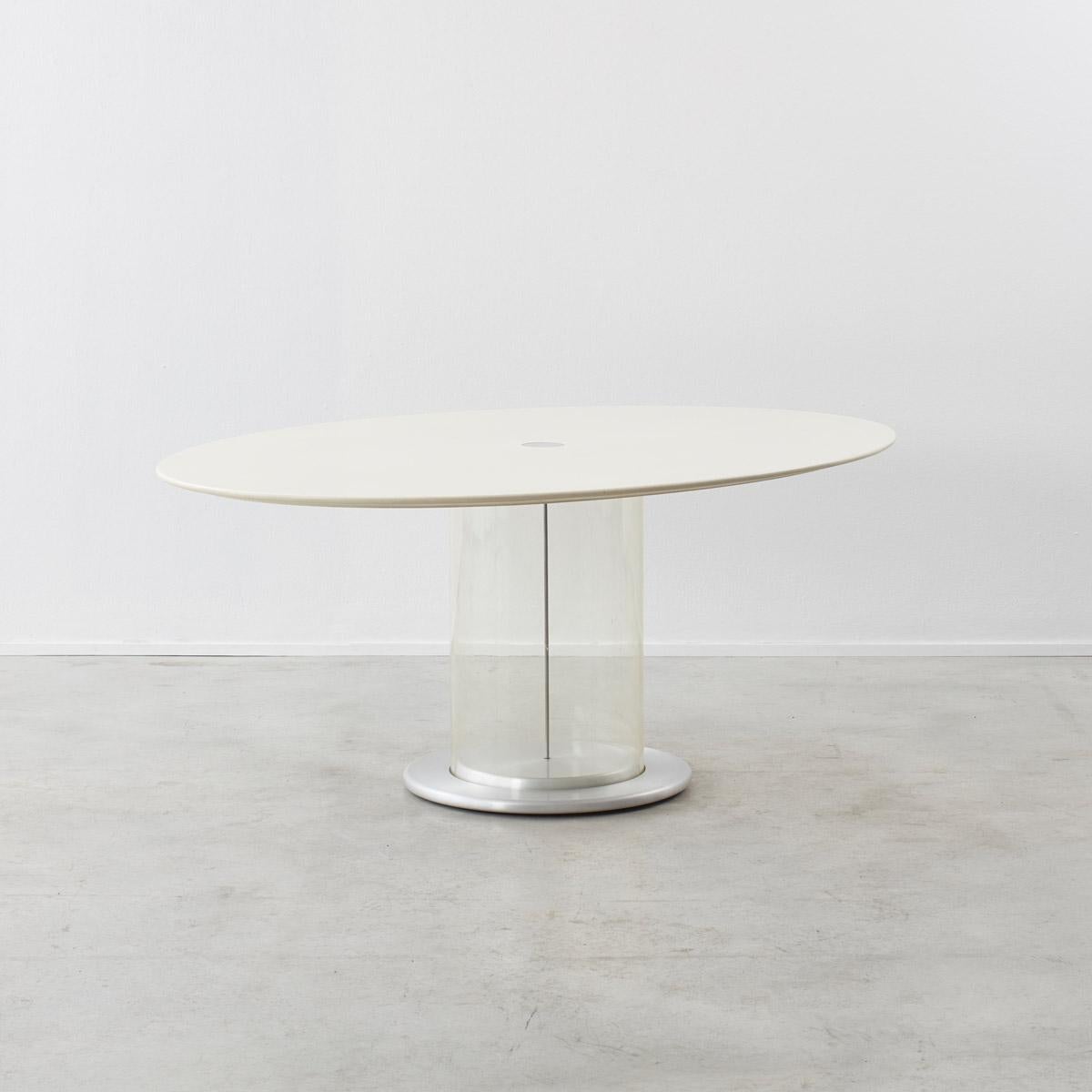 Claudio Salocchi oval table Sormani, Italy 1960s. For Sale 5