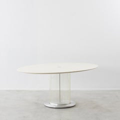 Claudio Salocchi oval table Sormani, Italy 1960s.