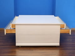 Claudio Salocchi Rare aluminum alloy coffee table From the ELISSE series