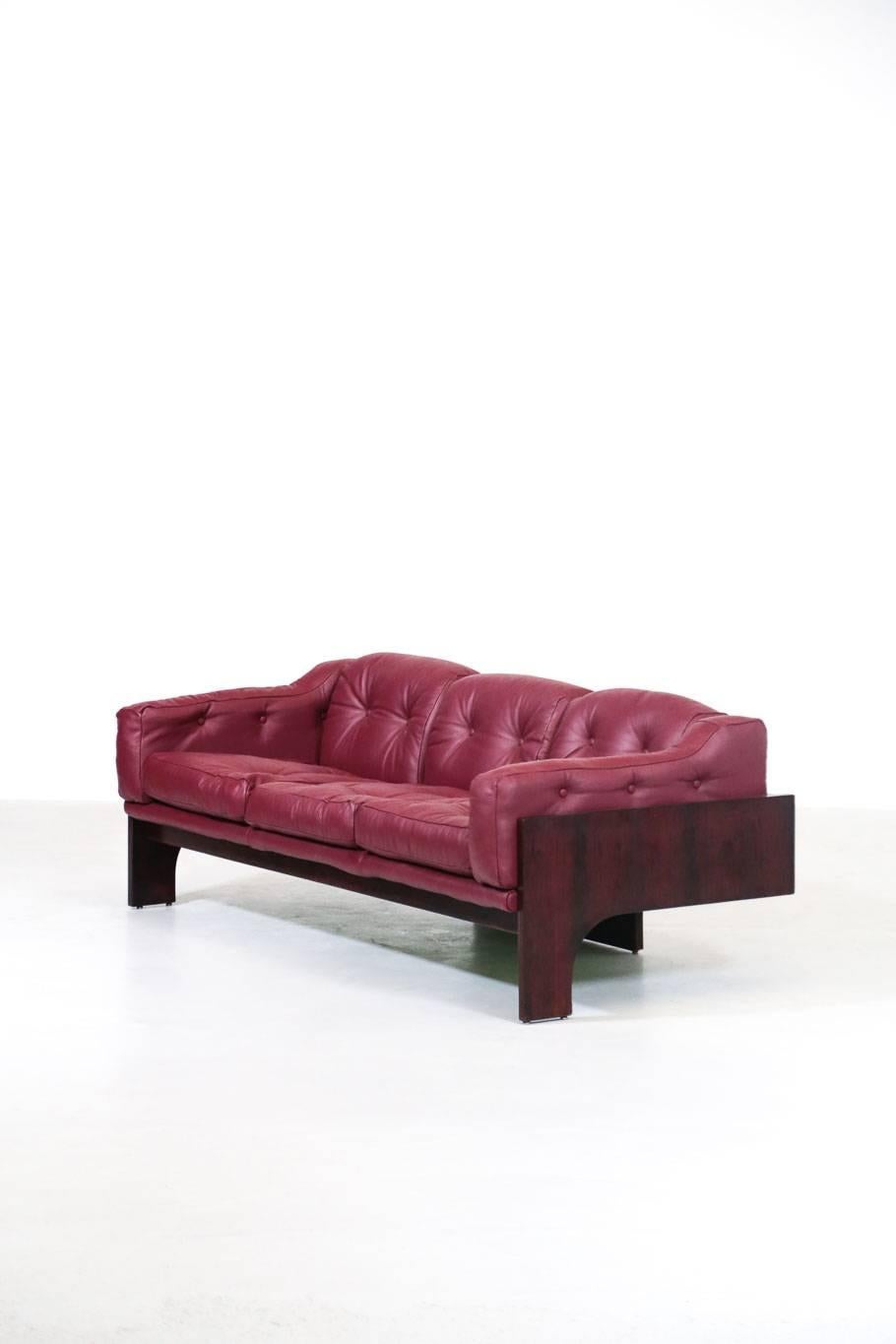 Mid-Century Modern Claudio Salocchi Sofa for Sormani, Model Oriolo, 1966
