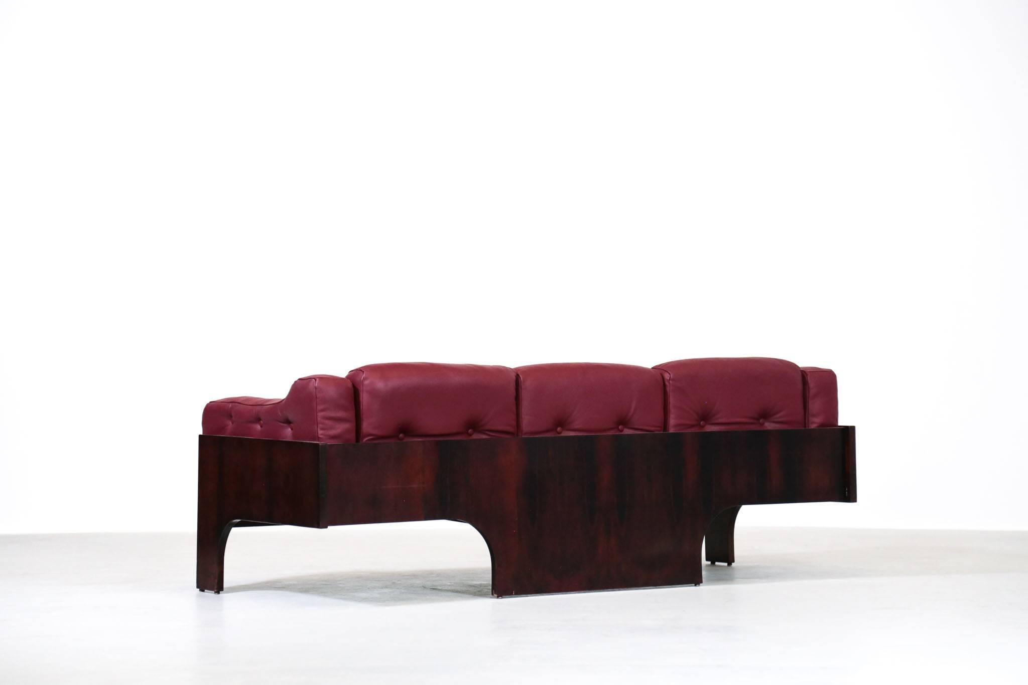 Mid-20th Century Claudio Salocchi Sofa for Sormani, Model Oriolo, 1966
