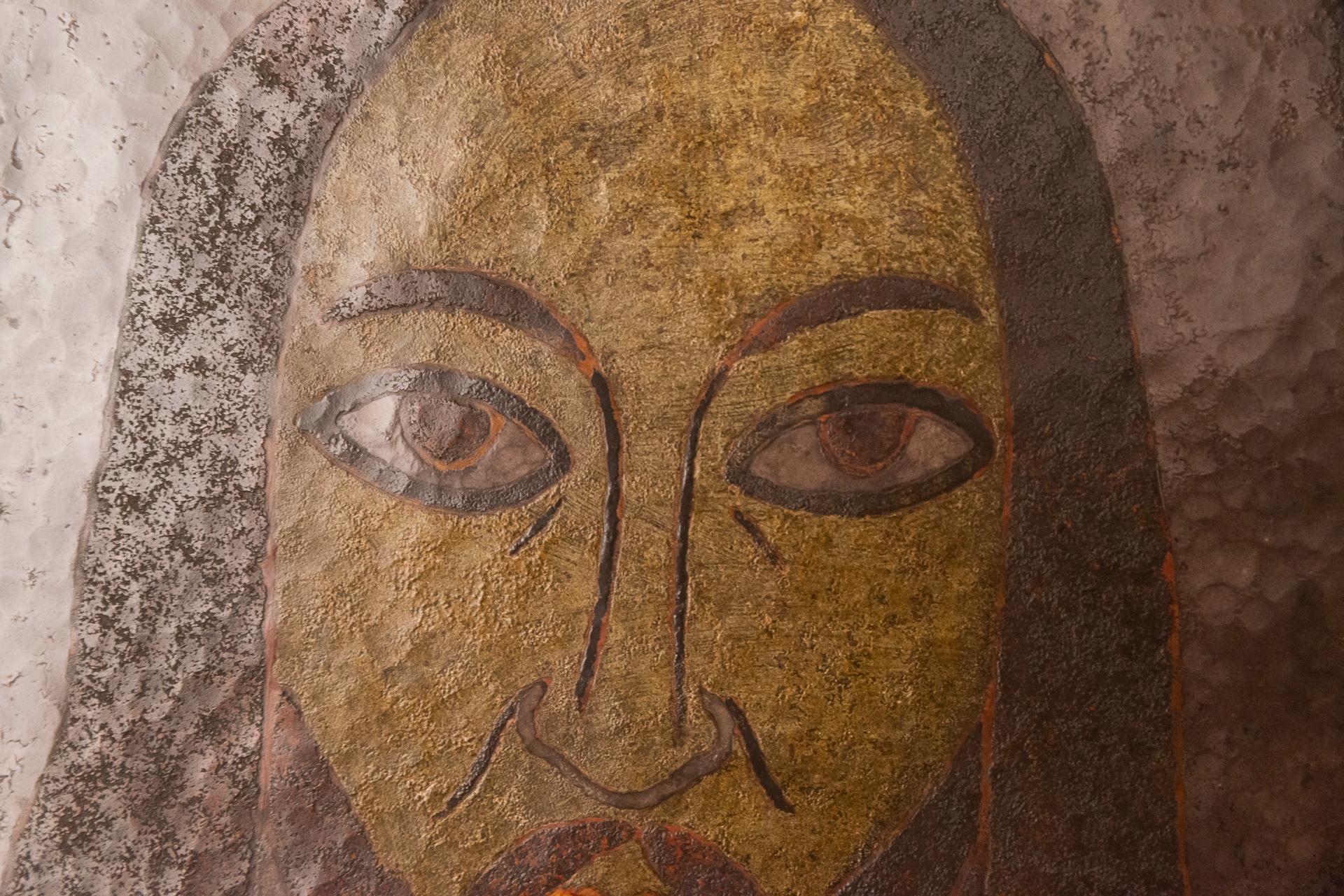 Claudius Linossier (1893-1953), 
Copper Work, Face of Christ, 
Signed on the bottom right corner, 
France, circa 1940.

Measures: Height 45 cm, width 37 cm.