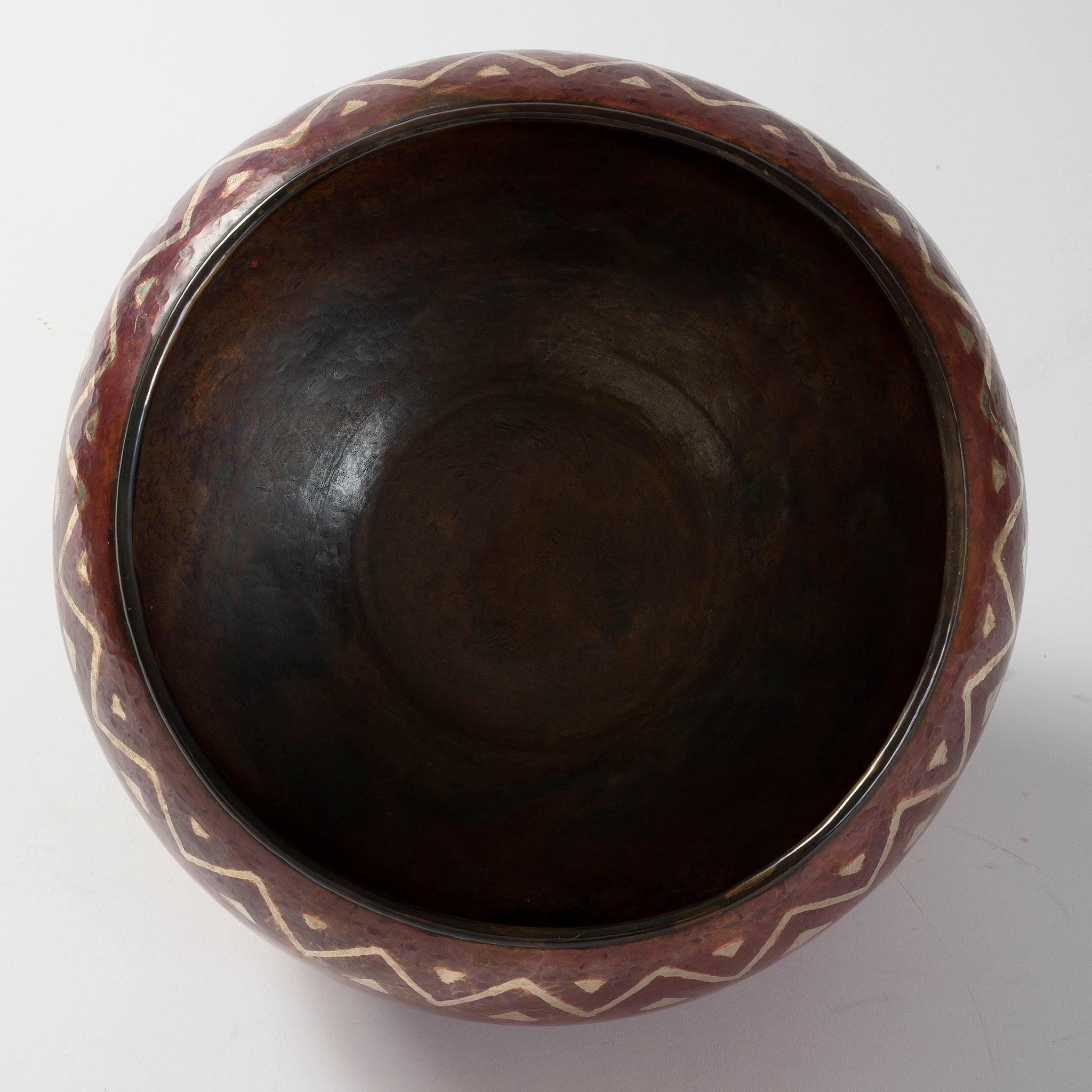 Art Déco Vaso Dinanderie 