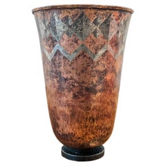 Vase en cuivre Claudius Linossier