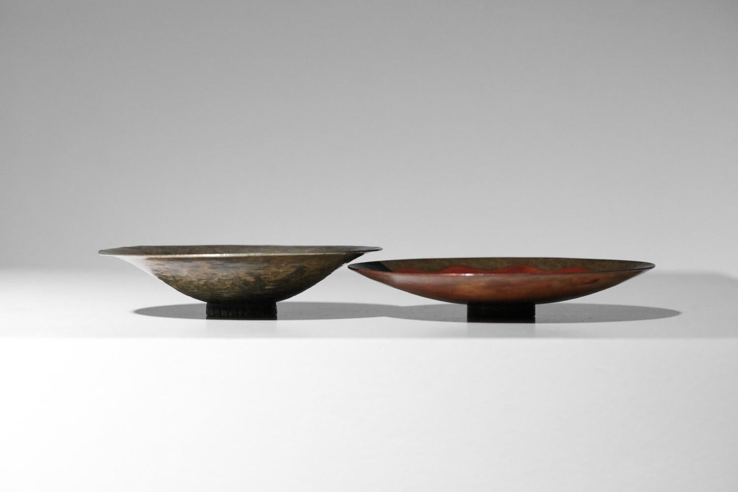 Mid-20th Century Claudius Linossier cups art déco brassware lyon For Sale