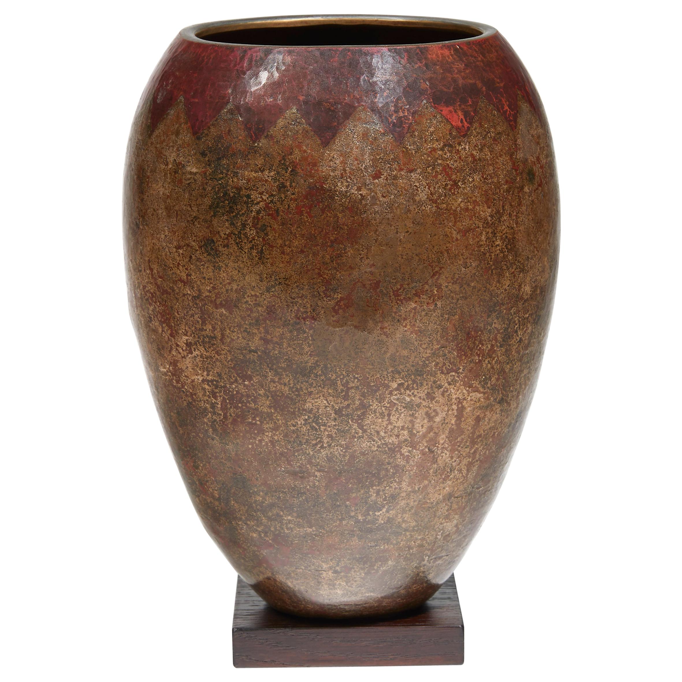 Claudius Linossier, Vase, circa 1943 For Sale