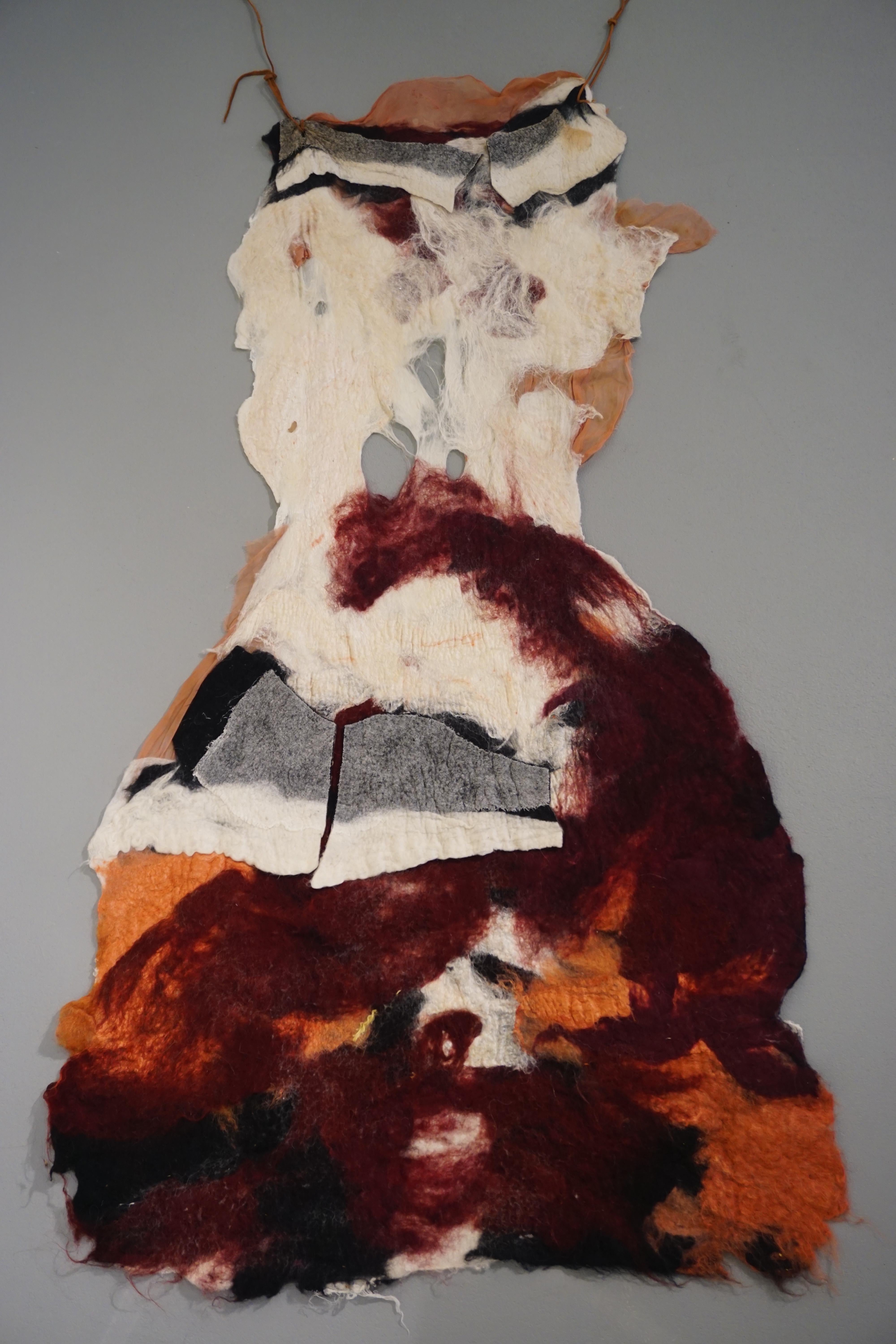 Peinture tissée D3-3 - Mixed Media Art de Claudy Jongstra