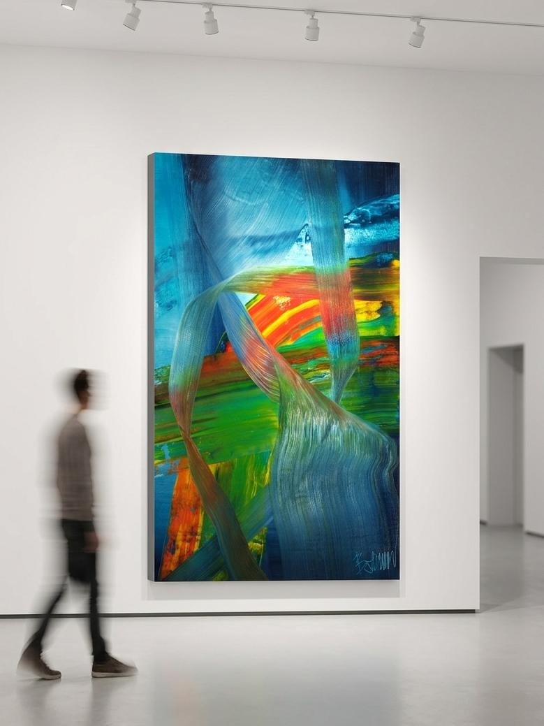 QUINTANA (XXL-format) Abstract Oil Painting on Canvas by Claus Bertermann
