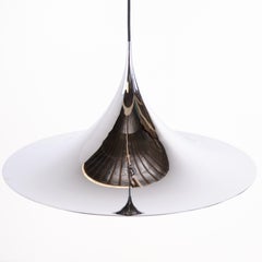 Claus Bonderup & Torsten Thorup Semi Trumpet Pendant in Chrome Ø60