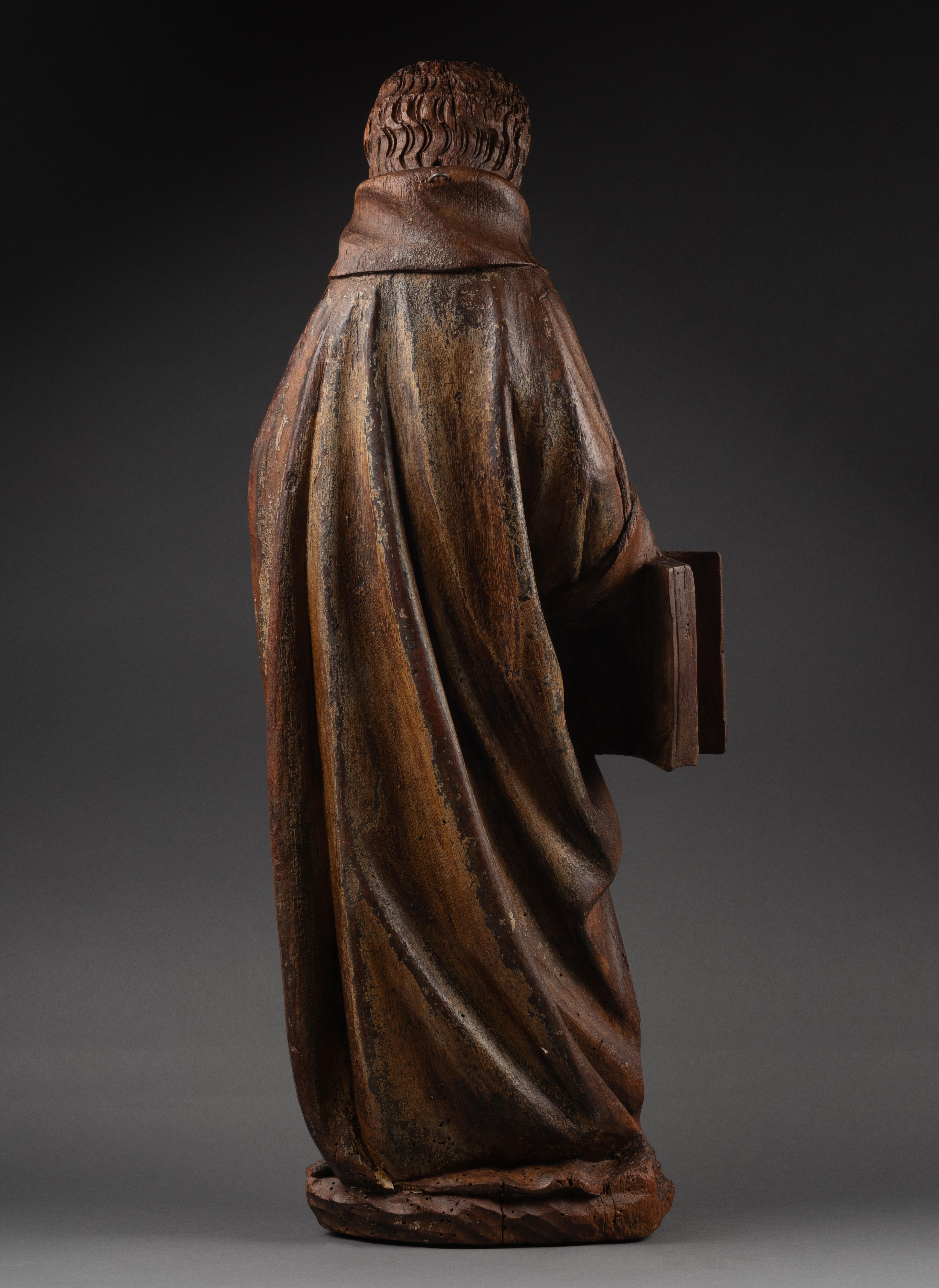 Virgin of the Annunciation, Burgundy, early 15th century For Sale 3