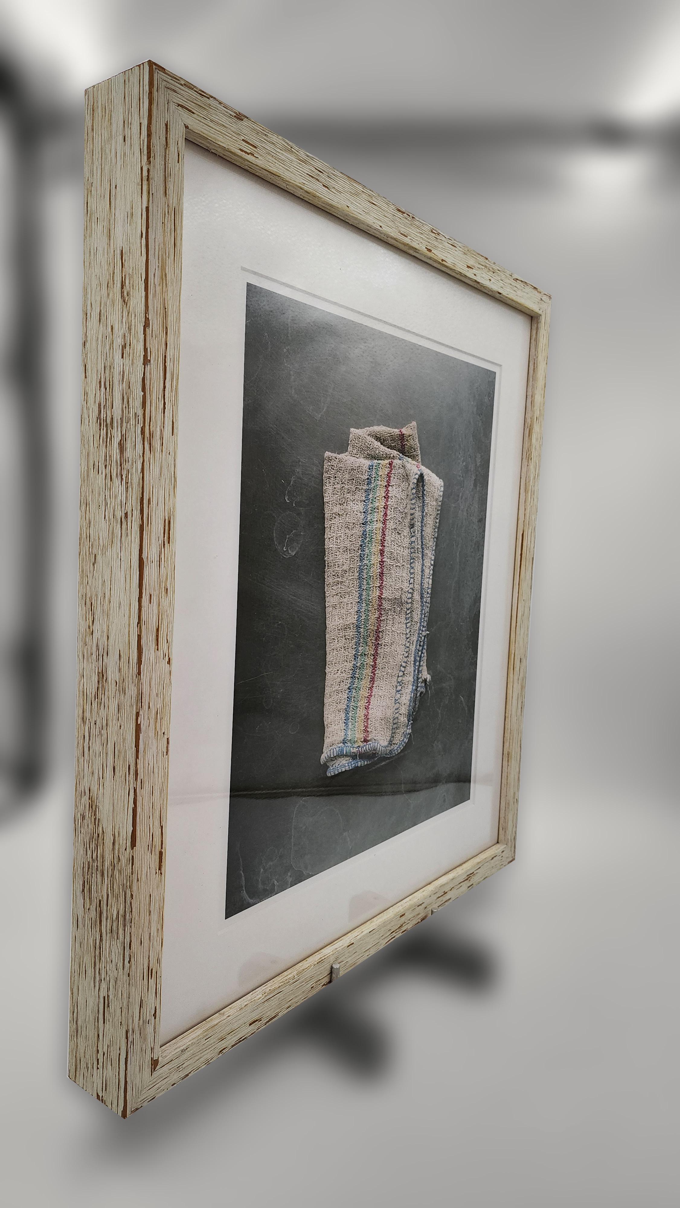 Claus Goedicke (German)
Kitchen Rag (Some Things Series)
Archival Pigment Print on Hahnemühle Photo Rag
Year: 2013
Size: 23.38 x 16.53 on 24.4 x 17.32 inches (59.4 x 42 on 62 x 44 cm)
Framed: 23.6 x 20.4 inches
Edition: 11 of 17 + 4 A.P.
Signed: On