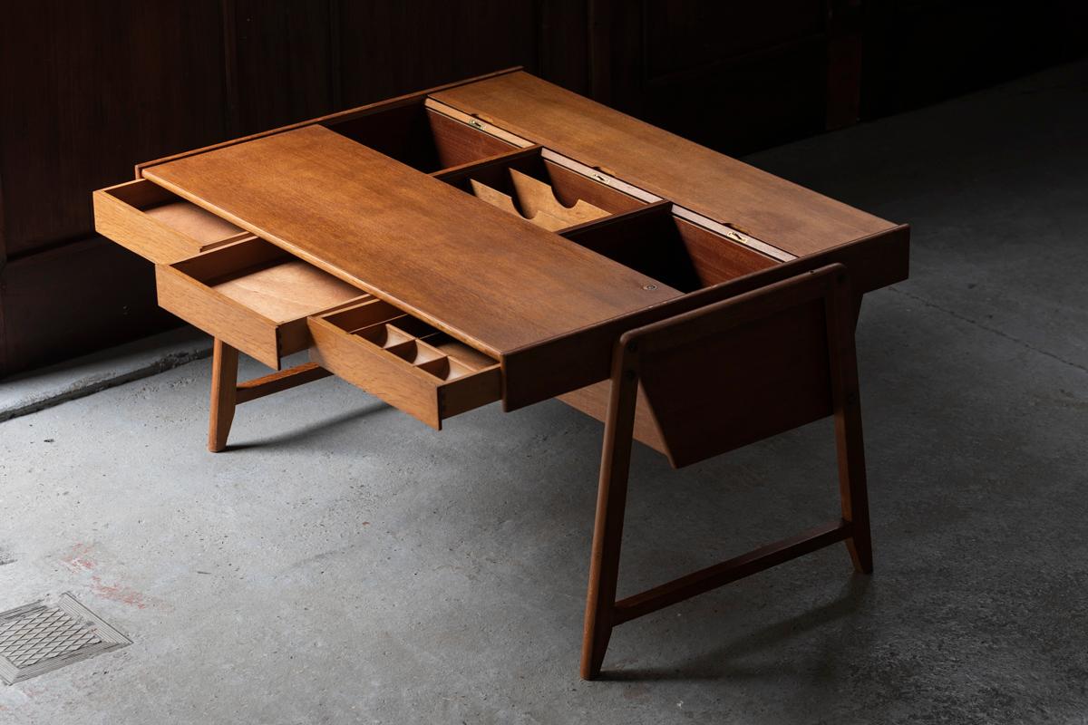 Clausen & Maerus Writing Desk for Eden Rotterdam, Dutch design, 1960s For Sale 1