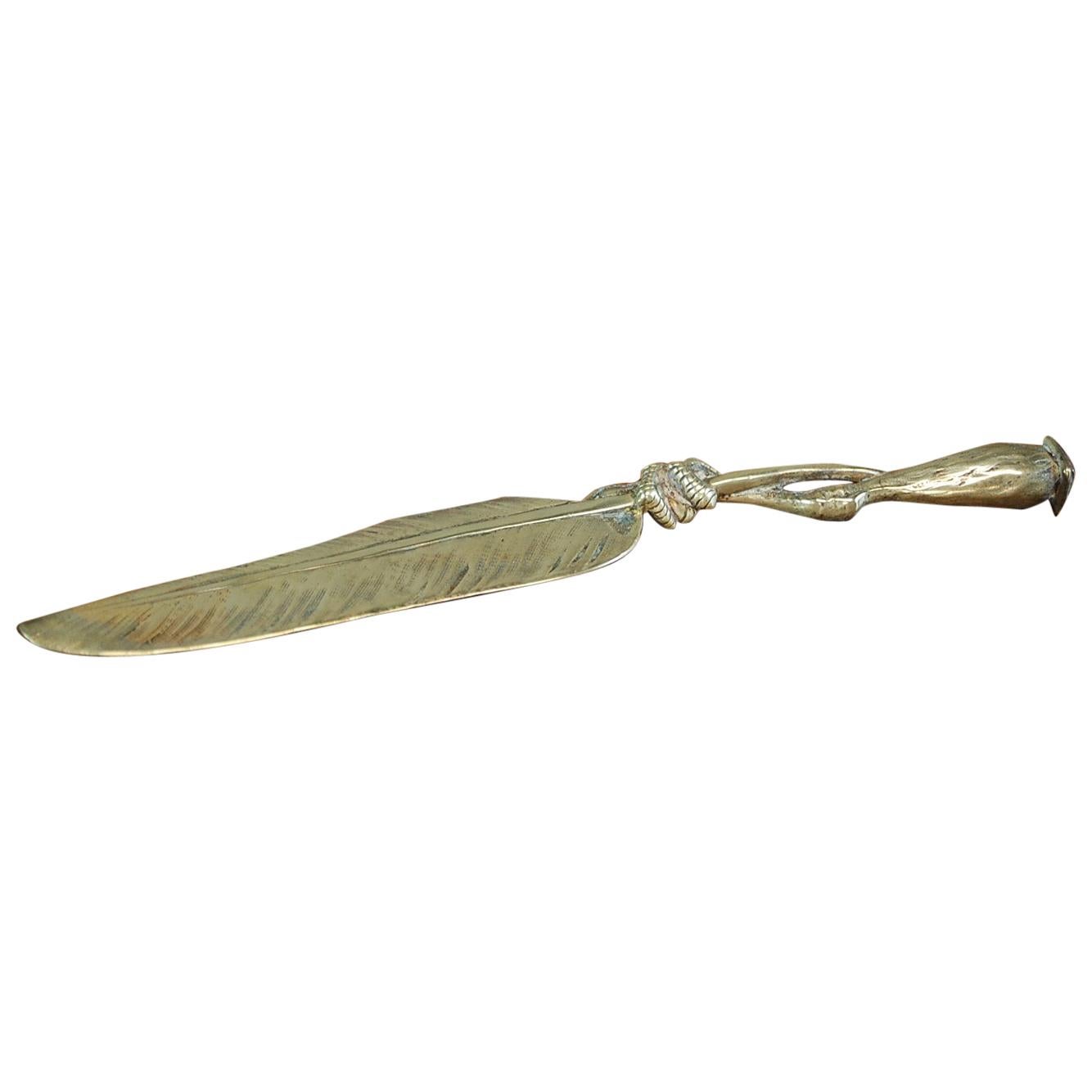 Claw and Feather Letter Opener